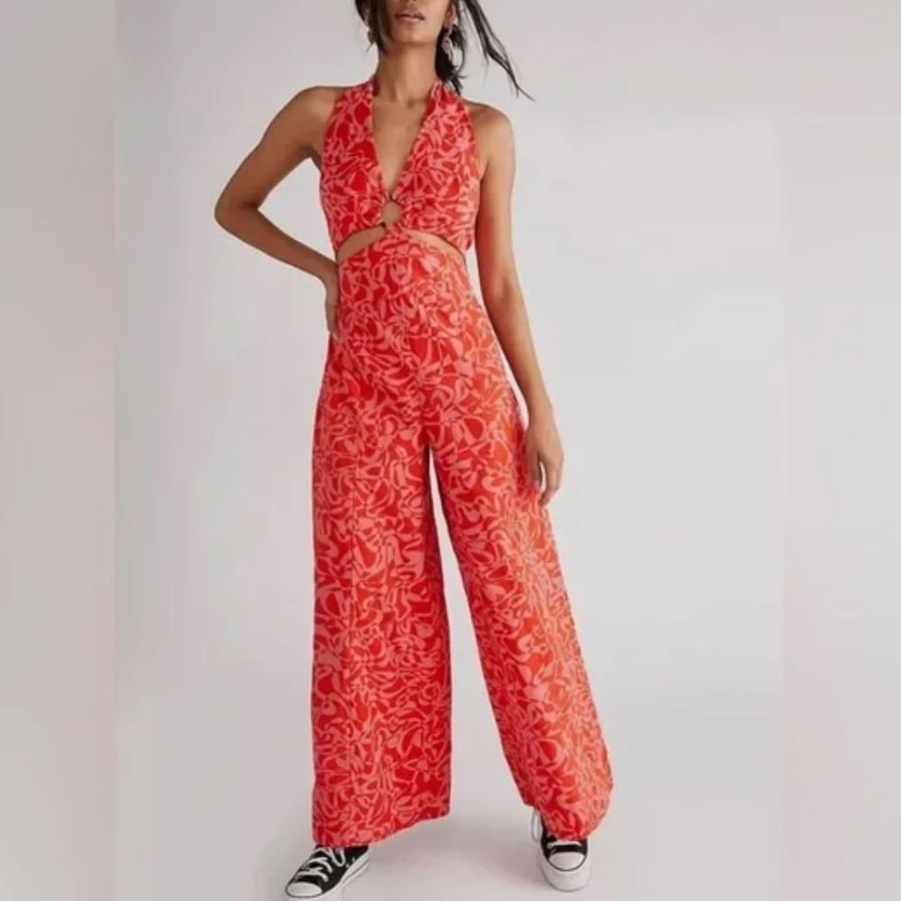 NWOT Free People Kira Jumpsuit, Medium